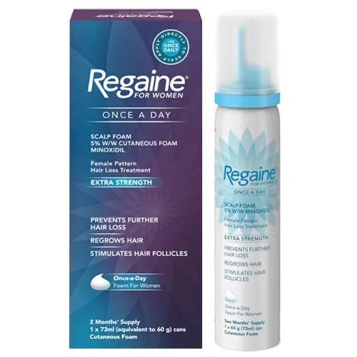 Regaine minoxidil 5% foam for Women - 2 month supply