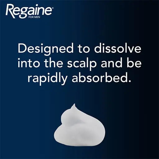 Regaine® minoxidil 5% for Men extra strength foam 1 month supply
