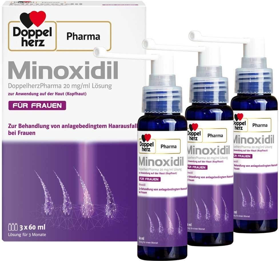 Doppelherz minoxidil 5% solution 3 month supply for Women
